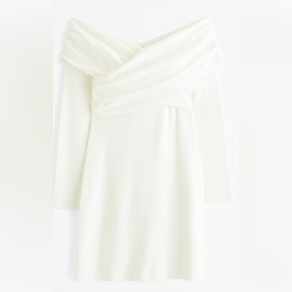 Abercrombie and Fitch off shoulder sweater mini dress